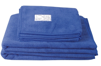 Picture of Pack of 2 IDEAL DOG MICROFIBER TOWEL BLUE